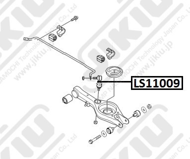 Тяга стабилизатора задняя KIA SPORTAGE 10-13 LS11009 LS11009 JIKIU