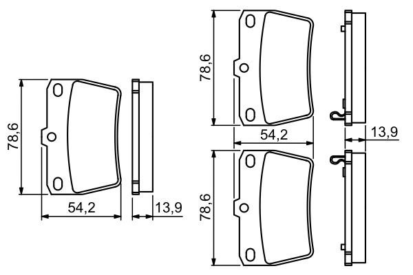 TOYOTA RAV 4 00> / CHERY TIGGO (T11) 05> 0 986 494 350 BOSCH