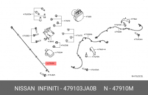 ДАТЧИК ВРАЩЕНИЯ ПРИВОДА ЭЛЕКТРОМАГНИТНЫЙ 47910-3JA0B 47910-3JA0B NISSAN