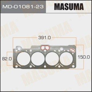 прокладка ГБЦ!\ Toyota Avensis/Carina/Corolla 1.6 16V 4A-FE DOHC 92> MD-01081-23 MASUMA