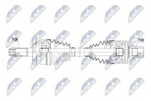 вал приводной! правый\ Suzuki SX4 2WD/4WD 1.9DDIS 06> NPWSU017 NTY