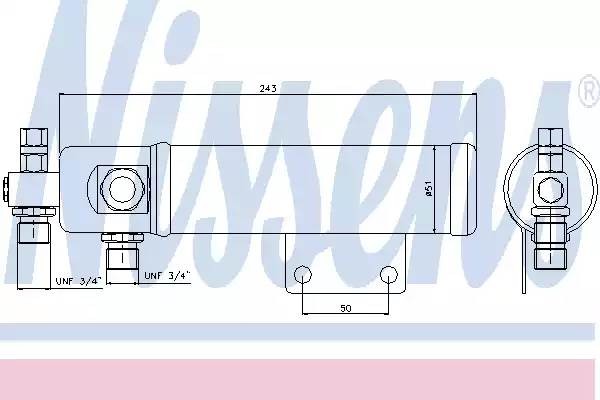 осушитель кондиционера!\ MB ACTROS MP1 96> /MP2/MP3 02> 95493 NISSENS