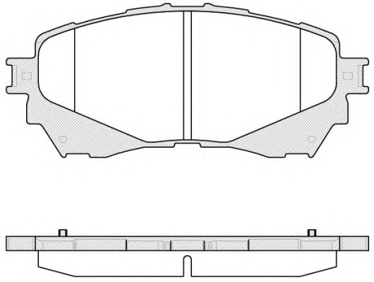 Колодки тормозные дисковые передние MAZDA 6 (GJ) 12 AN-787K AN787K AKEBONO