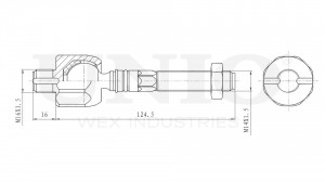 Тяга рулевая SSP-30059 UNIO