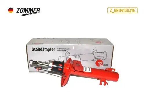 Стойка VW Polo Sedan, Skoda Rapid перед. левая/правая газомасляная ZOMMER Z6R0413031E ZOMMER