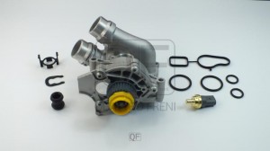 Насос водяной VW AUDI SEAT SKODA (08-) (2.0 TSI/TFSI) в сборе QUATTRO FRENI QF05A00139 QUATTRO FRENI
