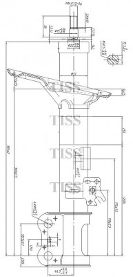 АмортизаторСтойка gas FR-R  JAS0030 JAS0030 JUST DRIVE