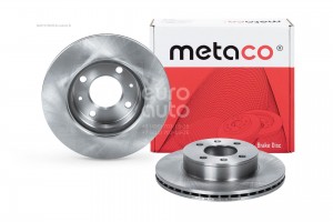 Диск тормозной передний вентилируемый 3050100 3050100 METACO