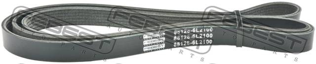 ремень поликлиновой! 6PK2100\ MB W124/W201 2.5D/TD 84> 88128-6L2100 FEBEST