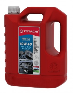 Масло моторное TOTACHI NIRO HD CI-4/SL/E7 10W40 п/синт.4л 1D104 TOTACHI