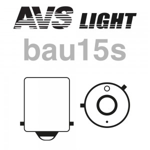 к-кт ламп! (PY21W) 12V BAU15s Vegas CHROME в блистере 2шт.''orange''\ A07112S AVS