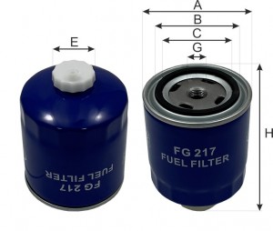 Фильтр топливный FG217 FG217 GOODWILL