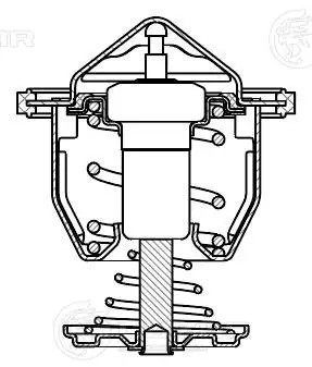Термостат для а/м Chevrolet Tahoe 07-/Cadillac Escalade 07- 5.3i/6.2i 86°С термо LT 0540 LUZAR