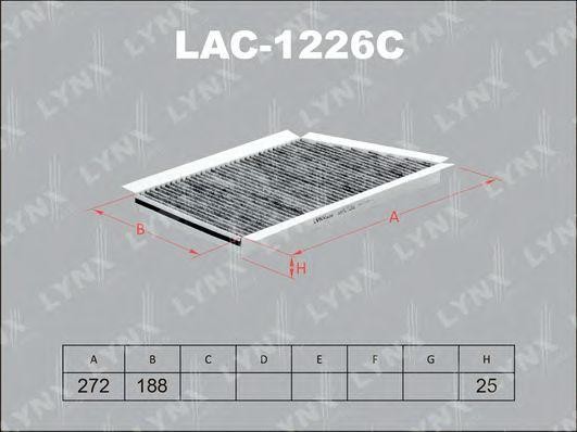 фильтр салона! угольный\ MB W203/S203 00-07 LAC-1226C LYNXAUTO