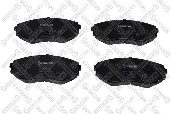 колодки дисковые передн.! с антискр. пл.\Mazda MPV 2.0i-3.0i/2.5TD & 4WD 96> 408-000B-SX STELLOX