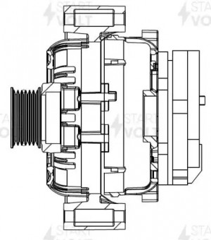 Генератор для а/м Mercedes-Benz M W163 (98-) 3.2i/E W210 (97-) 2.4i 120A (LG 152 LG 1520 START VOLT