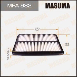 фильтр воздушный!\ Honda Accord 1.8i-2.3 98> MFA-982 MASUMA