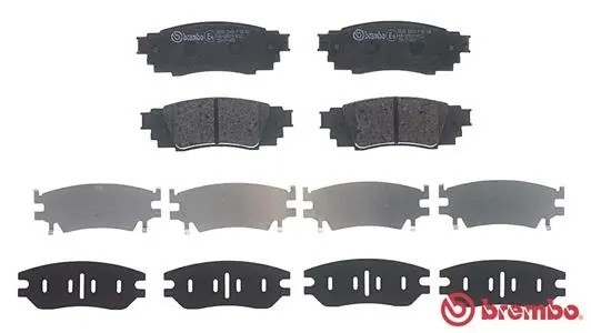 Колодки тормозные P83160 P83160 BREMBO