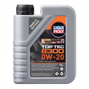 21216 LiquiMoly Синт-ое мот.масло Top Tec 6300 0W-20 SN C5 (1л) 21216 LIQUI MOLY