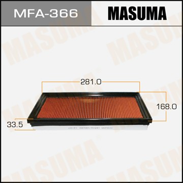 фильтр воздушный!\ Nissan Almera/Primera/Sunny 1.7D-2.2Di/DCi 90> MFA366 MASUMA