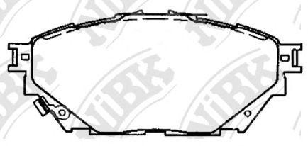 PN23001-NIBK колодки дисковые! передние/! задние\ Mitsubishi Fuso FE160/FE180 12 PN23001 NIBK