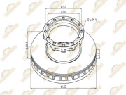 Диск тормозной Premium IVECO о.н. 7184136, 2992477 — 2 года безусловной гарантии 160050085 SONDER