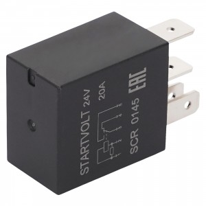 Реле 24V 15A 4 конт. для а/м Sitrak C7H/Howo T5G (14-) (SCR 0145) SCR 0145 START VOLT