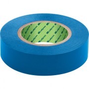 лента изоляционная ПВХ 15х10м синяя!\ 88787 SIBRTEC