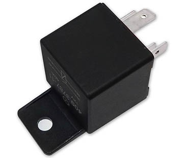 Реле электромагнитное 12V 4-х контактное 40А замыкающее с кронштейном ЭНЕРГОМАШ 409378711 ENERGOMASH