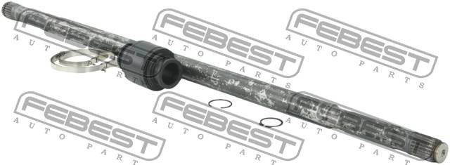 полуось правая! 21x689x22\ Nissan Micra C+C III 1.6i 06> 0212-E11RH FEBEST