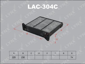 MITSUBISHI LANCER 03> УГОЛЬНЫЙ LAC-304C LYNXAUTO