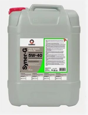COMMA 5W40 SYNER-G (20L) масло мот.! син ACEA A3/B4,API SN/CF, MB 229.1(3),VW 50 SYN20L COMMA