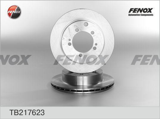 TB217623 диск тормозной задний! Mitsubishi Lancer/Space Wagon 2.0/2.0D/2.4GDi 4W TB217623 FENOX