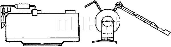 Резистор отопителя MAN L/M/E2000/TGA ABR 10 000P MAHLE KNECHT