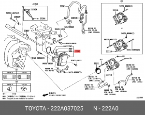 Блок управления подъёмом клапанов (контроллера Valvematic) 222A0-37025 222A0-37025 TOYOTA