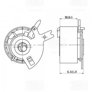 Ролик ГРМ натяж. для а м Land Rover Freelander (06-) 2.2d (CM 6063) CM 6063 TRIALLI