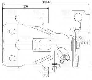 Суппорт торм. Honda Accord (97-) зад. прав. d=38мм (CF 012072) CF012072 TRIALLI