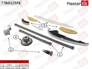 Комплект цепи ГРМ VAG CDAA/ CDAB/CCZD 2013- Masterkit 77B0325FK MASTER KIT