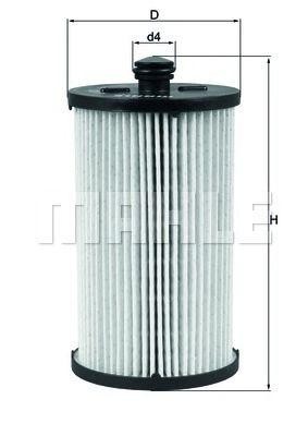 Фильтр топливный VW Cafter MAHLE KX222D MAHLE KNECHT