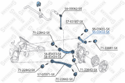 рычаг задний верхний правый!\ MB W211 2.0-5.5/2.0-4.0CDI 02> 56-03432-SX STELLOX