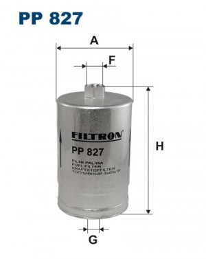 фильтр топливный!\ Audi 80/A4/A6/A8/V8 1.6-4.2 88>, VW Passat 4.0i W8 01> PP827 FILTRON