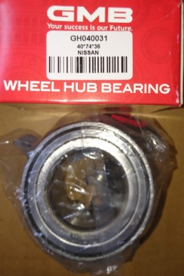 Подшипник ступицы NISSAN Almera (00-),Maxima (00-) MITSUBISHI Lancer (92-) перед GH040031 GMB
