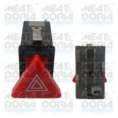 Выключатель кнопка SKODA Octavia (97-) аварийной сигнализации MEAT&DORIA 23615 MEAT DORIA