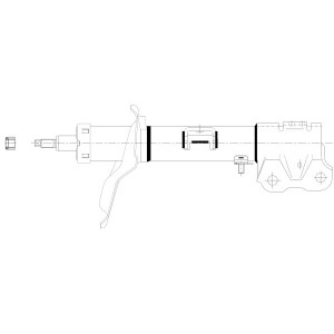 Амортизатор MITSUBISHI Outlander 2006 - перед.лев. GY1996G GY1996G CTR