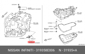 ДАТЧИК ОБОРОТОВ АКПП 31935-8E006 31935-8E006 NISSAN