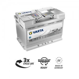 аккумуляторная батарея! 19.5/17.9 +справа 70Ah 760A 278x175x190 AGM\ 570901076 VARTA