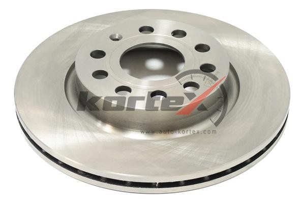 Диск тормозной VW Golf 5 AUDI A3,SKODA Octavia передний (1шт.) KORTEX KD0199 KORTEX