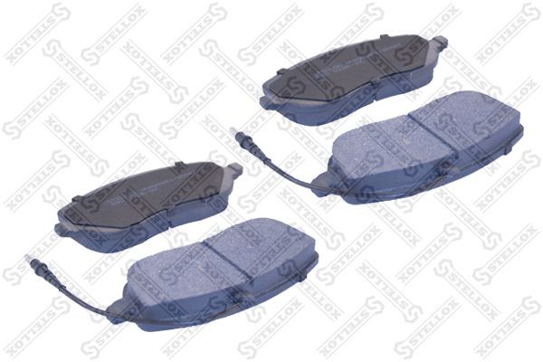 колодки дисковые передние! с антискрип. пл.\ Citroen C8,Peugeot 807 2.0-2.2/HDi  890-012B-SX STELLOX