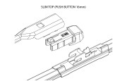 Адаптер щетки стеклоочистителя Slim Top (PUSH BUTTON) 16мм комплект (2шт.) OSAWA OMA23 OSAWA