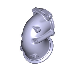 Патрубок выпускной  536.1203020-20 536.1203020-20 YAMZ